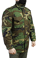 Куртка Парка тактическая М-65 Alpha Industries Woodland Camo S