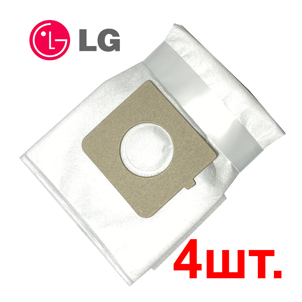 Мішки для пилососу lg одноразові 4 шт LMB02K WORWO - запчастини для пилососів