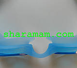 Окуляри для плавання блакитного кольору (антифог, універсальний), фото 2