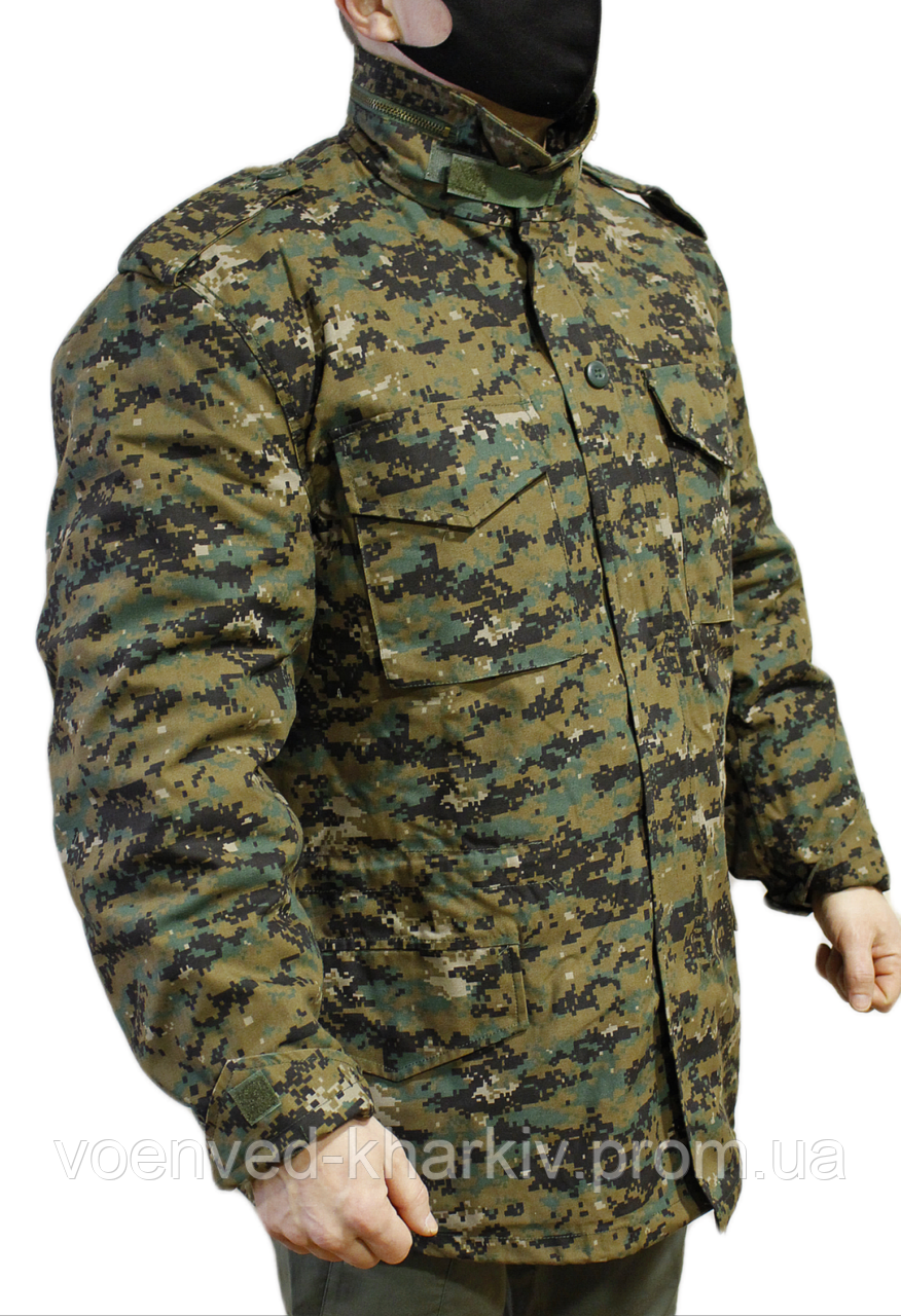 Куртка воєнна тактична М-65 Alpha Industries Digital Woodland Marpat, фото 1