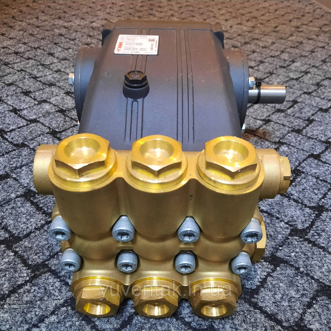 Насоси поршневі HAWK модель XXT 7015IR, наруж. вал 24мм, тиск. 150 бар., 1450 об/хв., Потік 70,0л/хв., фото 1