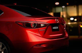 Спойлер на багажник Mazda 3 седан 2014-2019 новий