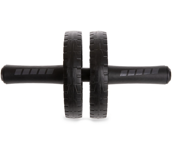 Тренажер Колесо ролик для пресса двойной / Фитнес колесо для пресса ...