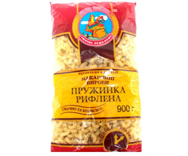 Макароны Пружинка "Щедра Торбинка" 900 г, цена 30.36 грн — Prom.ua (ID ...