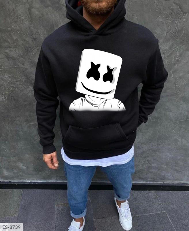 Чоловіче худі на флісі з принтом DJ Marshmello, Діджей Маршмеллоу