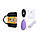 Вібратор в трусики FeelzToys Panty Vibrator Purple з пультом ДУ, 6 режимів роботи, сумочка-чохол, фото 6