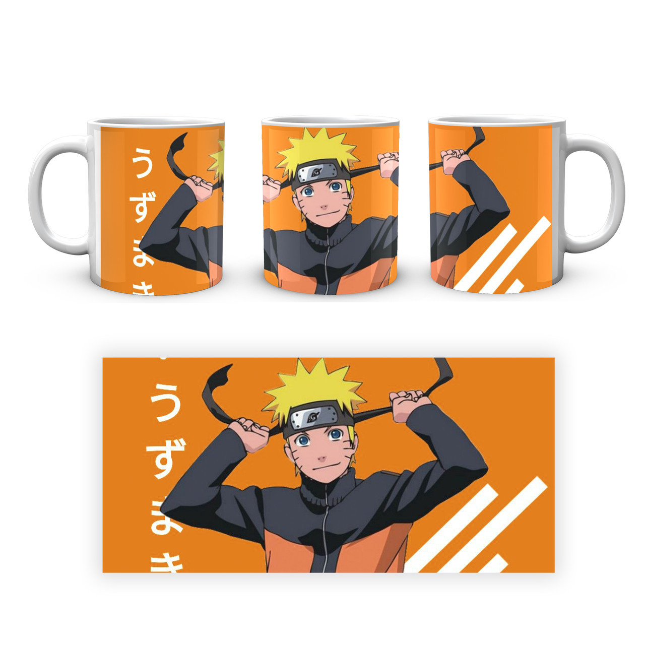 Кружка Geek Land біла Наруто Naruto у вогні NA.02.001, фото 1