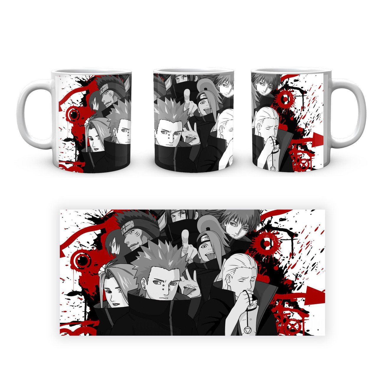 Кружка Geek Land біла Наруто Naruto у вогні NA.02.001, фото 1