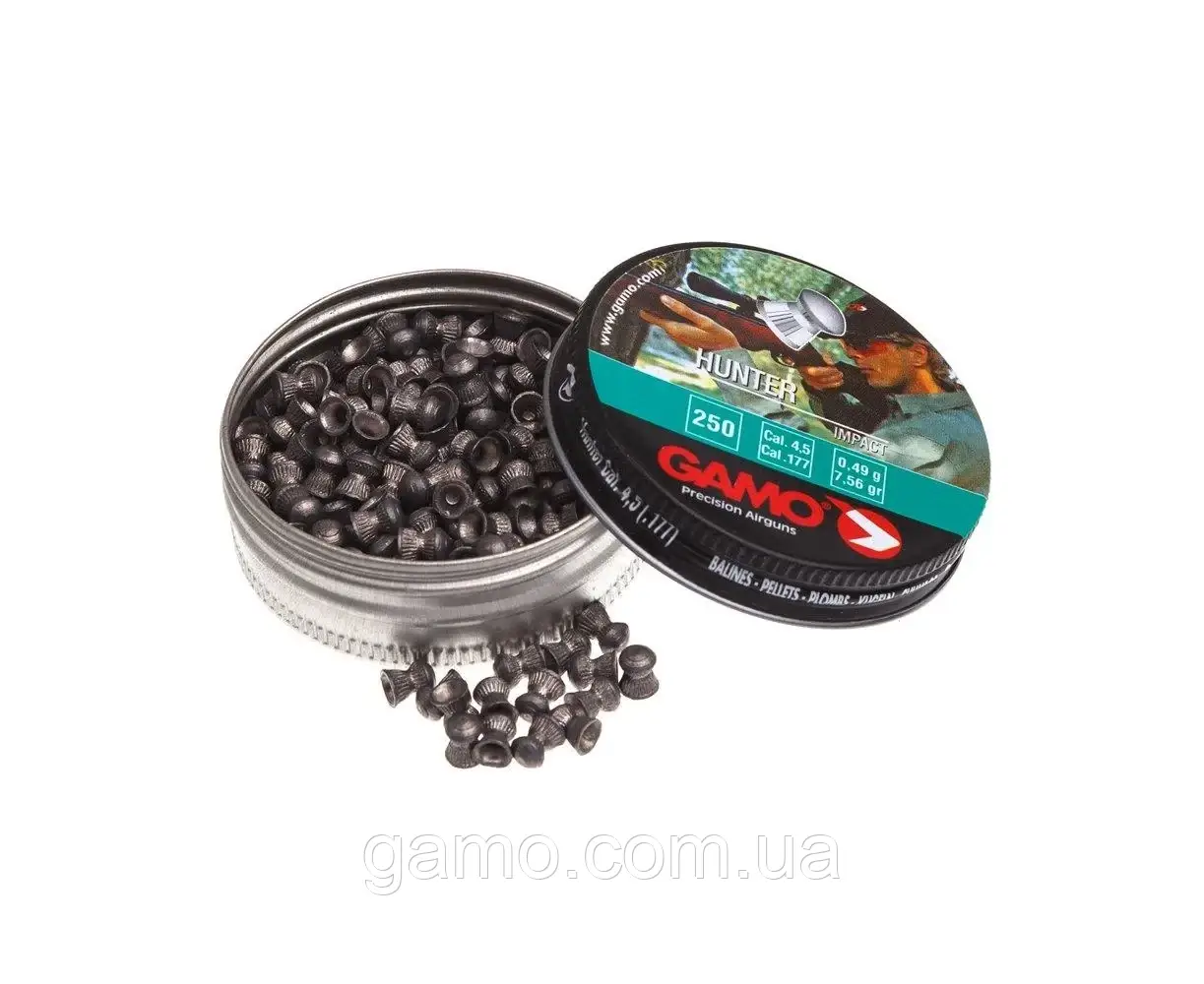 Свинцеві кулі Gamo Hunter 0.49 м 250 шт, фото 1