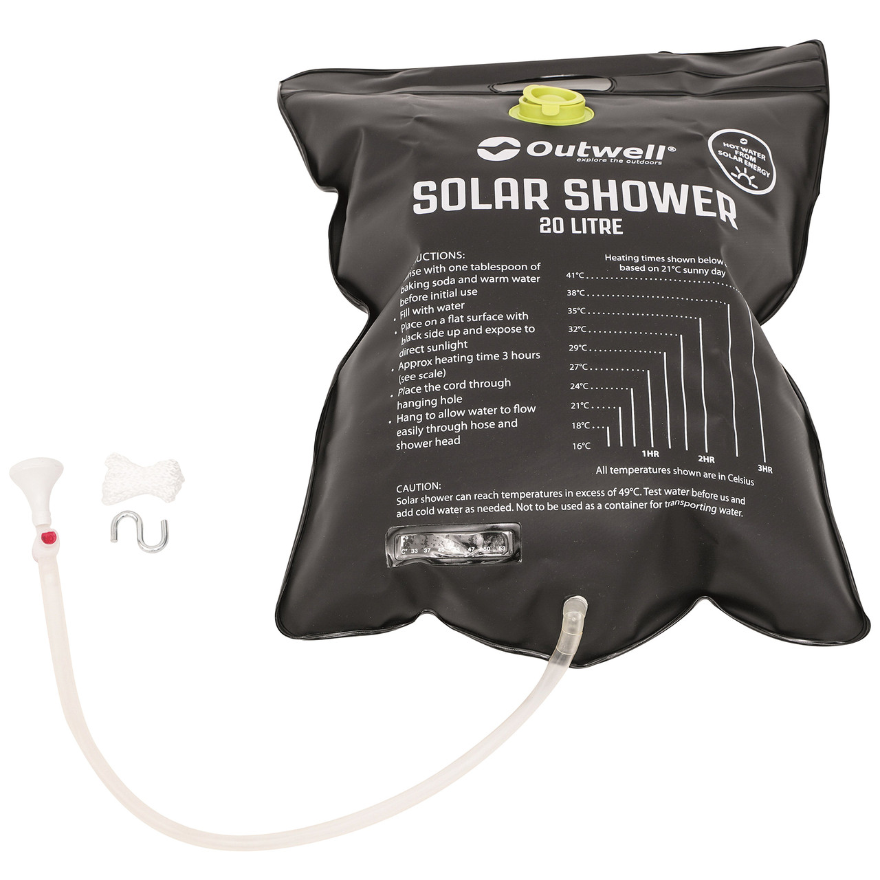 Душ портативний Outwell Solar Shower 20L Black (651067), фото 1