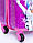 Дитяча валіза на 4 коліщатках Холодне Серце 25 літрів, колір рожевий, фото 5