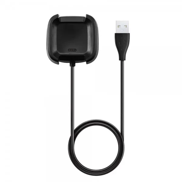 Зарядний кабель SK Fitbit Versa 2 Black
