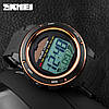 Чоловічий спортивний годинник Skmei 1096 із сонячною батареєю (Золотисті), фото 7