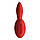 Вакуумний вібратор Kisstoy Tina з підігрівом, вагінально-кліторальний, діаметр 35мм, фото 4