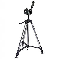 Штатив трипод профессиональный для камеры и телефона Tripod 330A Silver