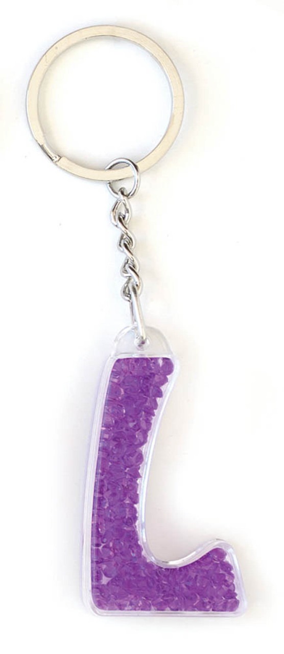 Брелок YES буква "L", бузкова, фото 1