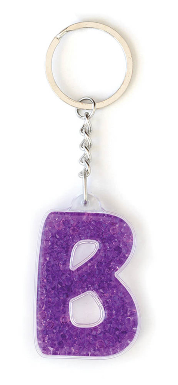 Брелок YES буква "В", бузкова, фото 1