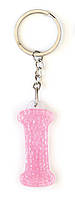 Брелок YES буква  "І", рожева
