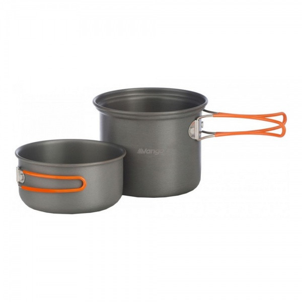 Набір посуду Vango Hard Anodised Cook Kit 2 Person Grey, фото 1