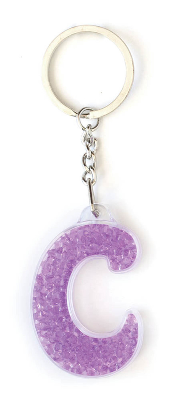 Брелок YES буква  "С", фіолетова, фото 1