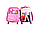 Дитяча валіза на 4 коліщатках Принцеса Софія 25 літра, колір рожевий, фото 6