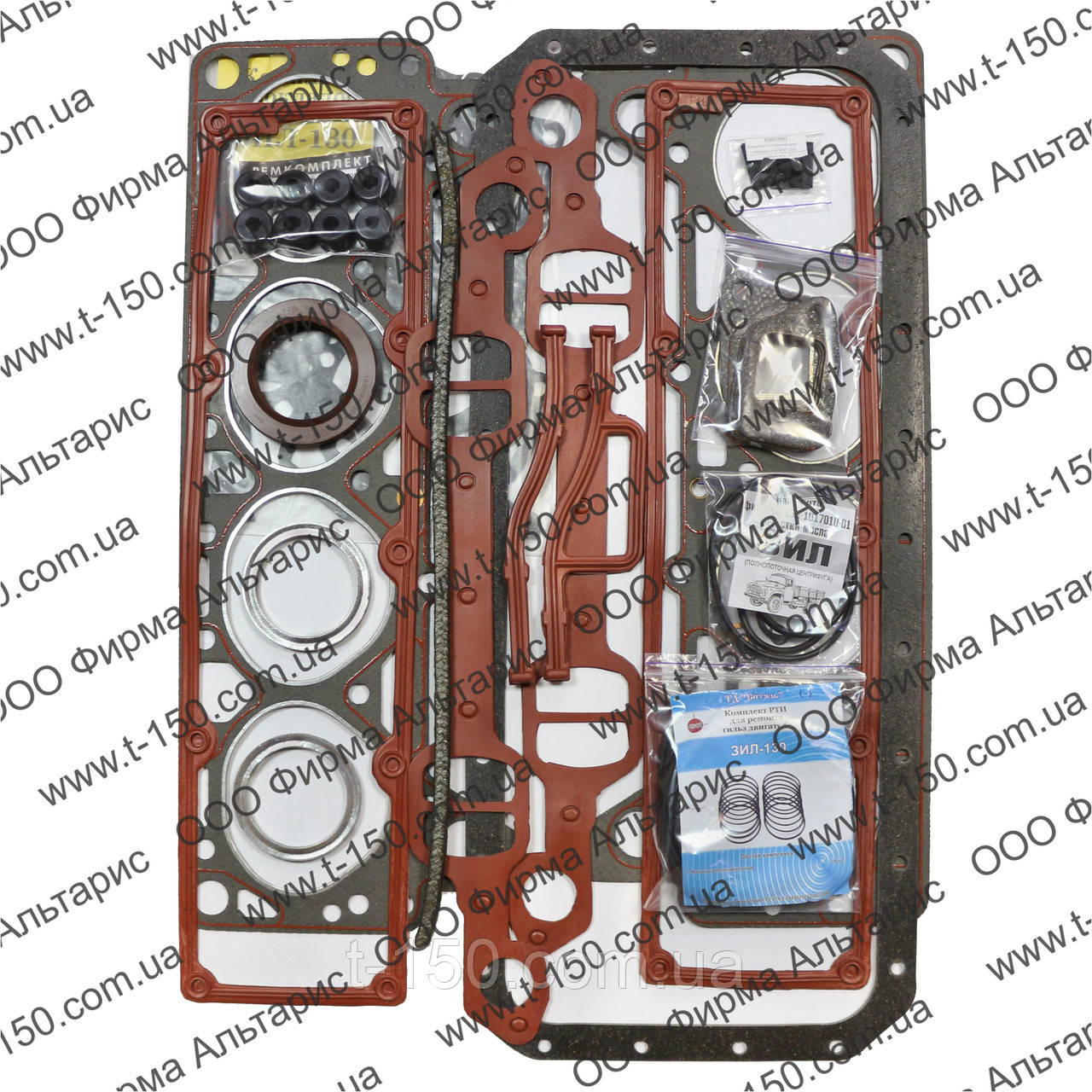 Набір прокладок двигуна ЗИЛ-130/131, повний з ГТВ преміум, фото 1
