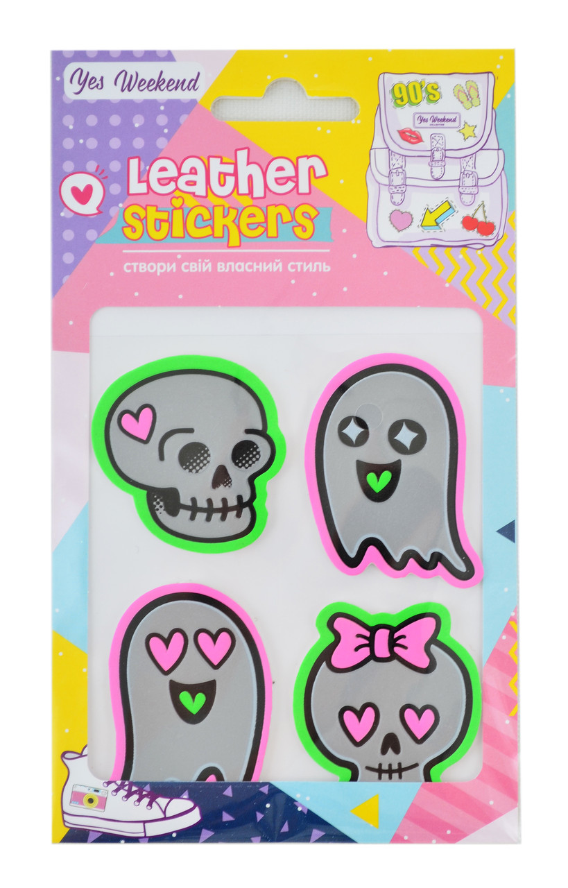 Набір наклейок YES Leather stikers "Ghost"