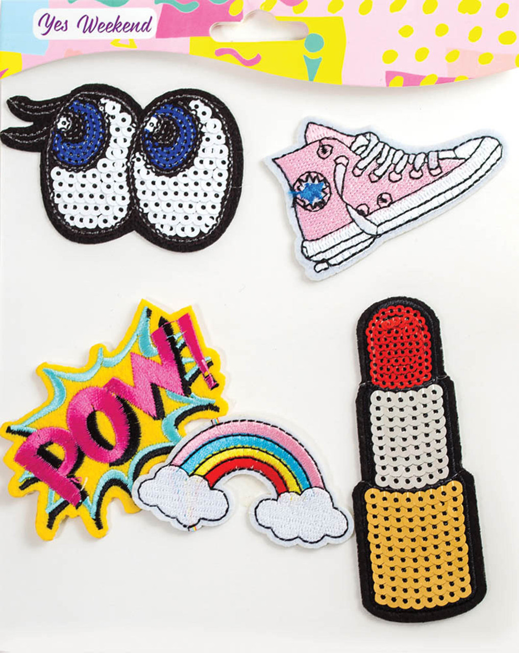 Набір термонаклейок YES  "Fashion peep" очі, помада, фото 1