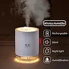 Ультразвуковий зволожувач повітря 500 мл з підсвічуванням Humidifier H2O / Безшумний аромадиффузор, фото 3