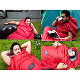 Спальний мішок Highlander Sleephuggerzs/+4°C Black/Orange (Left), фото 4