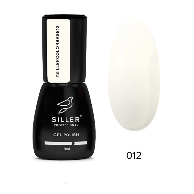 База для нігтів Siller Color Base камуфлювальна кольорова No 12 (8 мл)