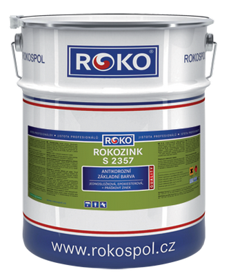 Краска-ЦИНК Чехия ROKOZINK   S 2357  эпоксидная однокомпонентная ( 28 кг )