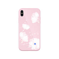 Чехол Nillkin Tempered Plaid case для Apple iPhone Xs (Розовый)