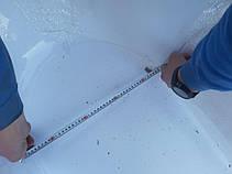 Акрилова кутова ванна 170*100*55 см (в комплекті опора та фронтальна панель) правобічна, фото 4