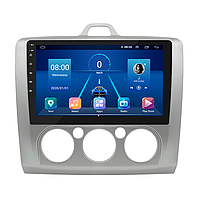 Штатна магнітола Lesko для Ford Focus II (North America) 2007-2010 екран 9" 2+32 4G AC GPS Premium фокус