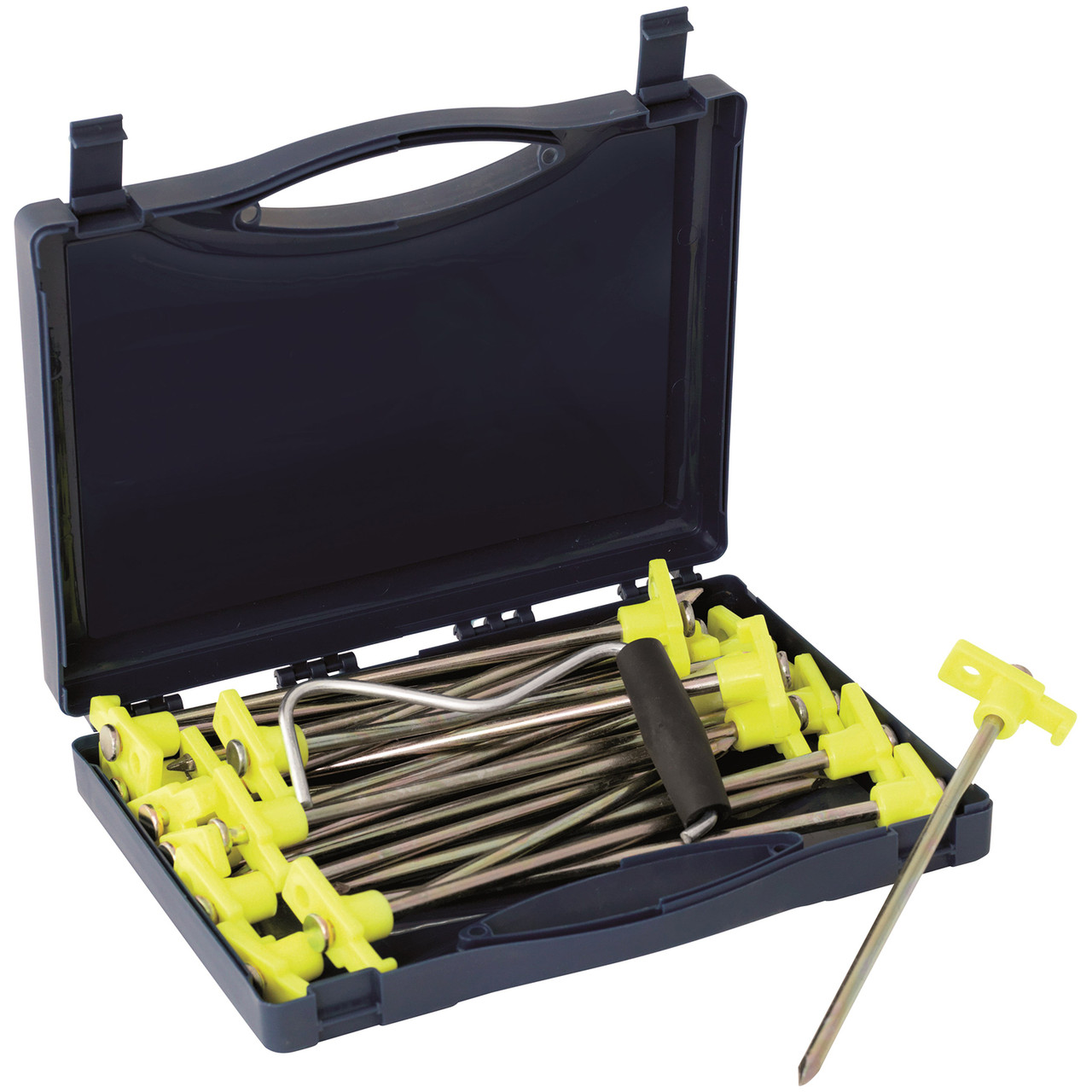 Кільця Outwell Spike Peg Box 20,5 см 20 шт. Luminous Green (650778)