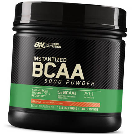 BCAA амінокислоти в порошку Бсаа Optimum BCAA 5000 powder 380 г, фото 2