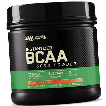 BCAA амінокислоти в порошку Бсаа Optimum BCAA 5000 powder 380 г, фото 2