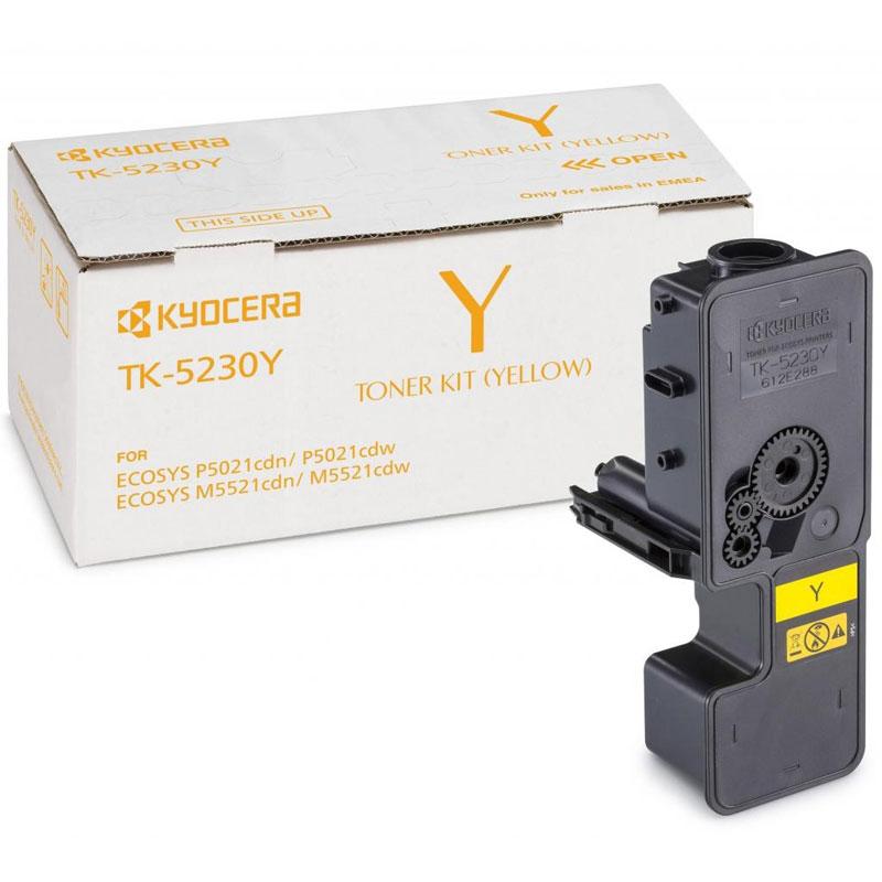 Картридж Kyocera TK-5230Y для Ecosys M5521cdn/cdw P5021cdn/cdw (1T02R9ANL0)