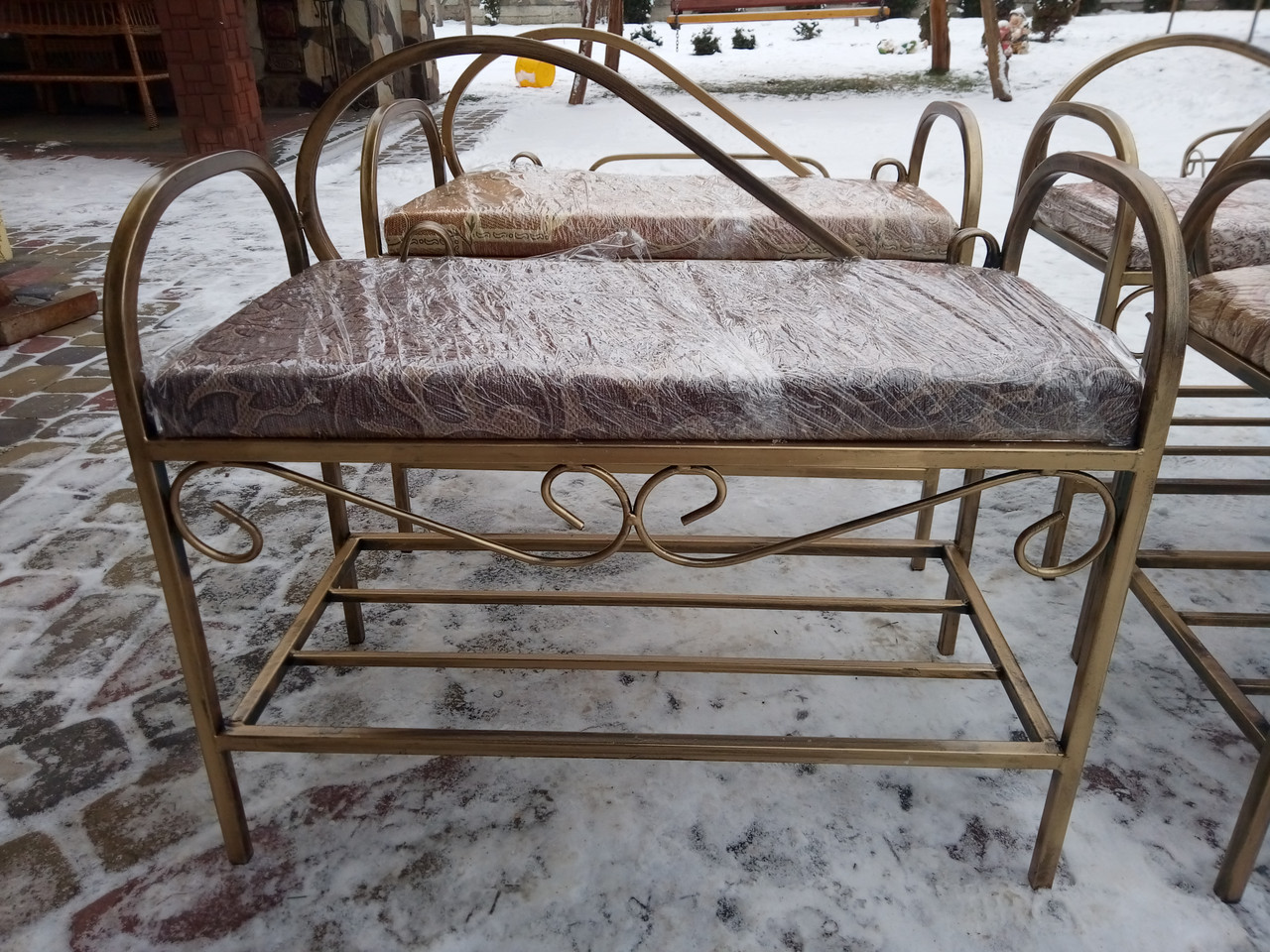 Пуфик кований профіль малий