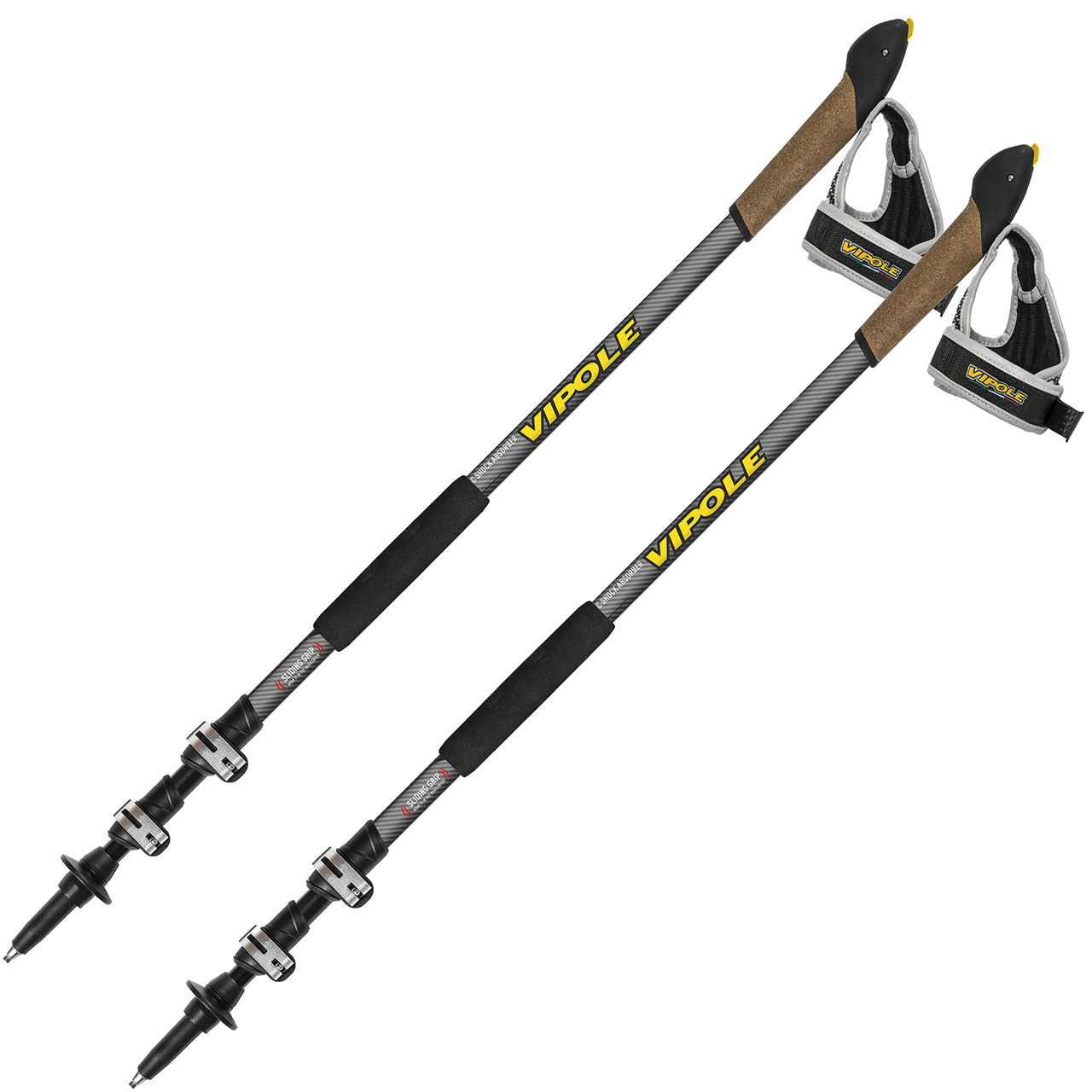 Палки для скандинавської ходьби Vipole High Performer Ultra Trail Top-Click QL DLX (S1967)
