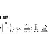 Павільйон High Peak Cabana Light grey/Dark grey/Lime (14052), фото 3