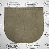 Клапан для в'язаної сумки "Париж". Сафарі, фото 5