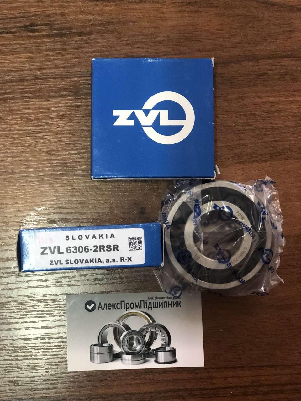 Підшипник 6306 2RS ZVL SLOVAKIA відмінна якість за доступну ціну
