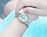 Чарівний жіночий годинник, Часи жіночі стильні наручні сірі, фото 3