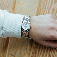 Чарівний жіночий годинник, Часи жіночі стильні наручні сірі