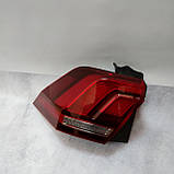 Ліхтар задній лівий зовнішній LED Volkswagen Tiguan 5na (Фольксваген Тігуан) 2016-2020, фото 2