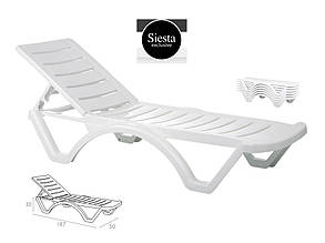 Шезлонг білий (Aqua sunlounger), арт. 076 (шт.)