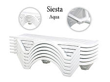 Шезлонг білий (Aqua sunlounger), арт. 076 (шт.), фото 3