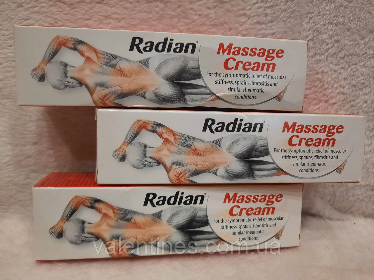 Radian Massage cream Радіан мазь у разі болів у суглобах 40 грамів Великобританія Оригінал